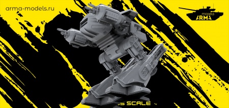 AM35758 Боевой робот из серии фильмов «Робокоп» Ed-209, 75мм Arma Models