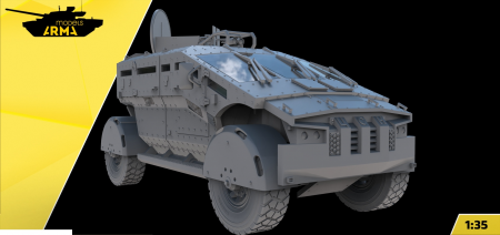 AM35957 Бронеавтомобиль ЦСН ФСБ «Фалькатус» с пулеметной турелью Arma Models AM35957 Бронеавтомобиль ЦСН ФСБ «Фалькатус» с пулеметной турелью Arma Models