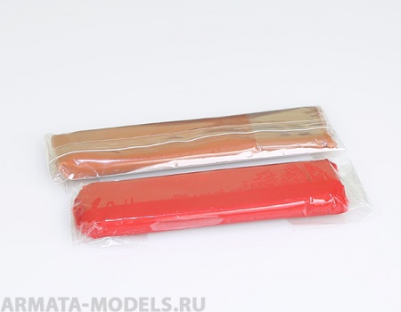 6206J Эпоксидный пластилин, красный, 100 гр