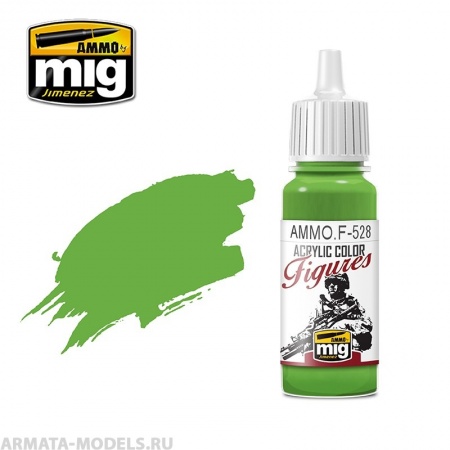 AMMOF528 Ammo Mig Краска акриловая PURE GREEN