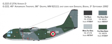 1450ИТ Самолет C-27J SPARTAN / G.222 Italeri