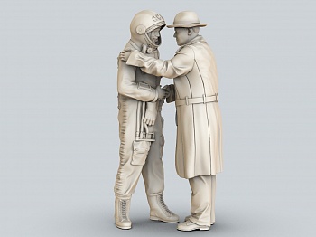 AM145020 Фигурка Гагарин и Королев (2 фигуры)