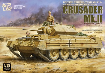 BT-015  Crusader Mk.II British Cruiser Tank MK.VI & German Pzkpfw.MK V746(e)
