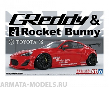 06186 Toyota 86 '12 GReddy&Rocket Bunny Enkei Ver.