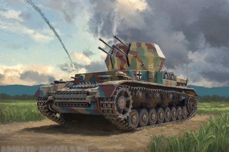 7074ИТ Танк FLAKPANZER IV WIRBELWIND Italeri