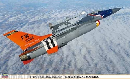 08193 Самолет F-16C 122FW Hasegawa