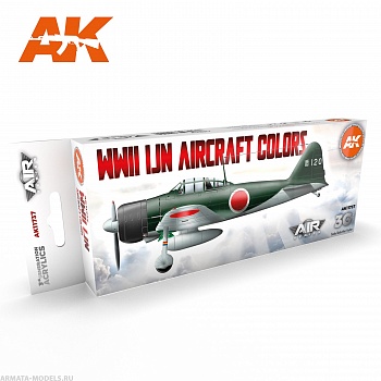 AK11737 Набор красок WWII IJN Aircraft Colors SET 3G