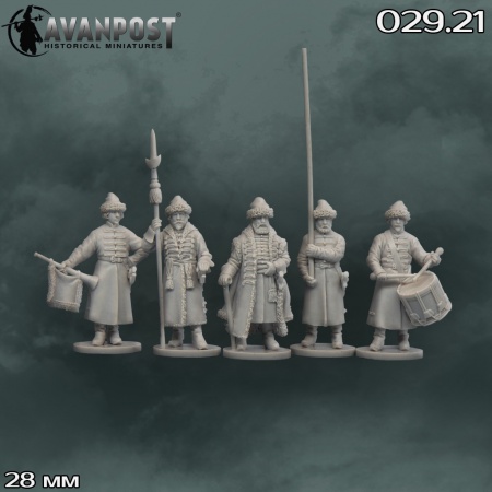 029.21АП Фигура Стрельцы: командная группа, XVII в Аванпост