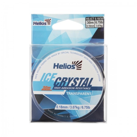 Леска ICE CRYSTAL Nylon Transparent 0,18mm/30 (HS-ICT 0,18/30) Helios