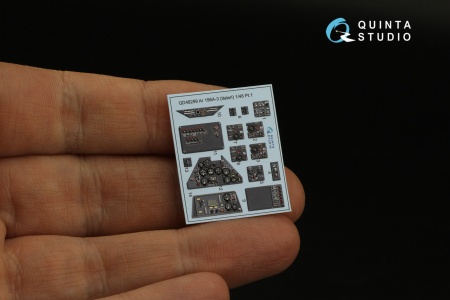 QD48289 3D Декаль интерьера кабины Ar 196A-3 (Italeri)