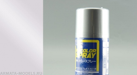 S008 Краска в баллончиках т.м. MR.HOBBY 100мл  SILVER