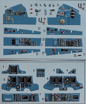 AM48367 3д декаль (интерьер) для Су-30СМ (Не для свободной продажи)