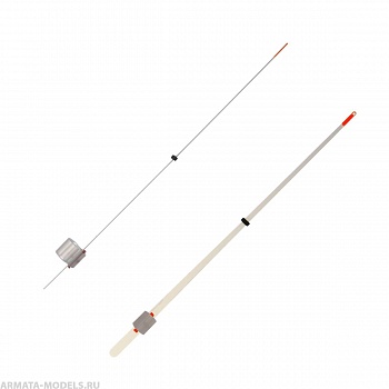 Кивок лавсановый на силиконе NOD S-LS02 (120 мм, жёсткость 0,25) (S-LS022512) Helios( цена указана за упаковку, в количестве 25шт.)