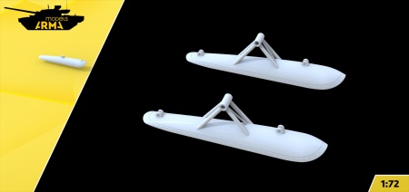 AM72514 Лыжи для И-16 (Не для свободной продажи) Arma Models