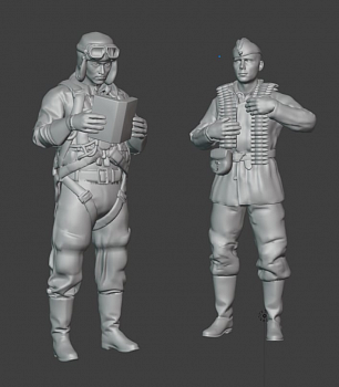 HE-72137 Миниатюра инструктаж перед взлетом HE-72137 Миниатюра инструктаж перед взлетом