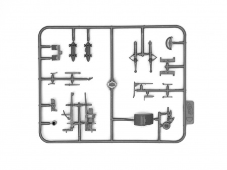 48125 Мустанг Р-51 В, американский истребитель с пилотами и техниками ICM
