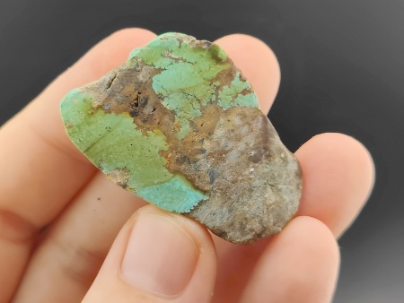 AAM0040 Бирюза натуральная, пиленая, не полированная, Казахстан.