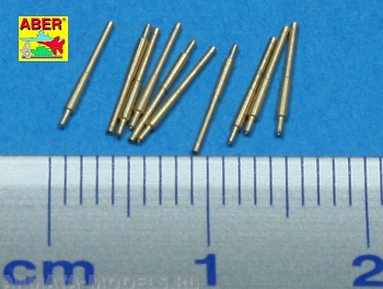 ABR-1:700-L-27  Дополнения для  Set of 10 pcs 203 mm barrels for Japan ships : Atago, Kumano, Myoko etc. для  1/700 ABR-1:700-L-27  Дополнения для  Set of 10 pcs 203 mm barrels for Japan ships : Atago, Kumano, Myoko etc. для  1/700