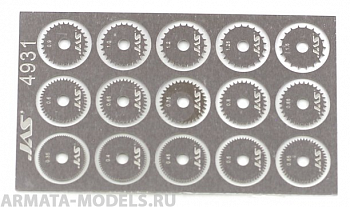4931J Набор дисков для ревитера  d 8.5 мм, шаг 0,35 - 1,5 мм, 15 шт. 4931J Набор дисков для ревитера  d 8.5 мм, шаг 0,35 - 1,5 мм, 15 шт.