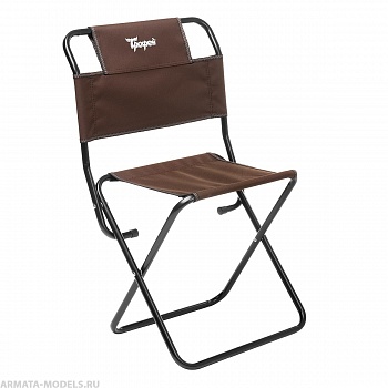 Стул складной туристический со спинкой (TR-TS-450.19S-BR) Трофей Стул складной туристический со спинкой (TR-TS-450.19S-BR) Трофей