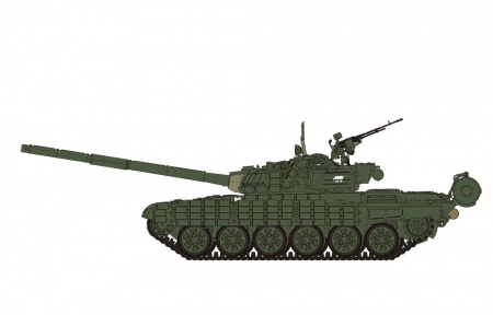 TS-033   RUSSIAN MAIN BATTLE TANK T-72B1 1/35 Meng