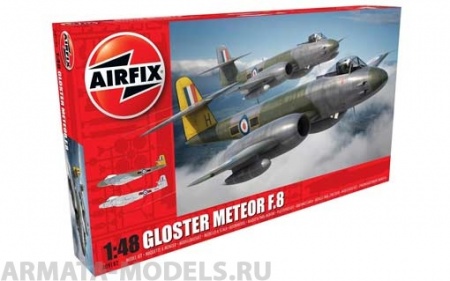 A09182 Самолет Gloster Meteor F8 Airfix A09182 Самолет Gloster Meteor F8 Airfix