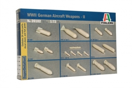 26102ИТ Набор бомб WWII German Aircraft Weapons-II Italeri