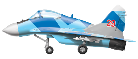 5210 Самолет Российский истребитель Звезда
