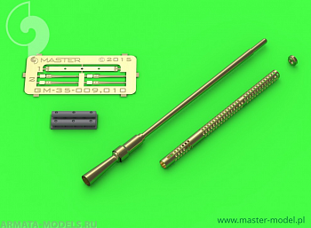 GM-35-010 КПВ - российский 14,5-мм крупнокалиберный пулемет - круглые отверстия для охлаждения - используется в зенитных комплексах ЗПУ-1/2/4 (1 шт.)