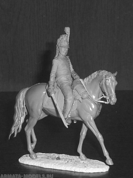 CHM-54320(M). Сержант шеволежерских полков, Вюртемберг 1811-12 гг. Материал - белый металл.