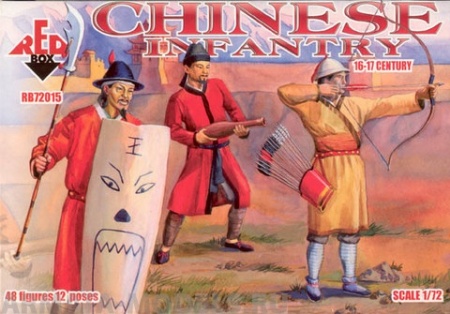 RB72015 Фигуры Chinese infantry 16-17 cent. Red Box