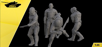 AM35932 Набор фигурок DUNE Сардаукары 4 шт