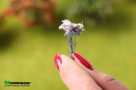 004lc005 Цветочные ленты для макета. Сиреневые соцветия.