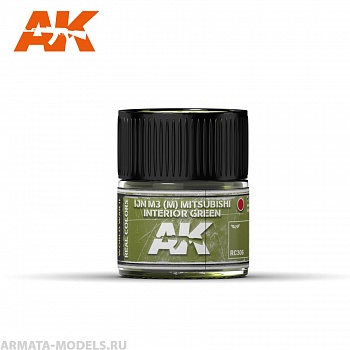 RC306 Краска Real Colors IJN M3 (M) MITSUBISHI Interior Green 10ml
