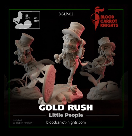 BCK-FC-007 Золотая лихорадка | Коллекционная миниатюра 54 мм Blood Carrot Knights