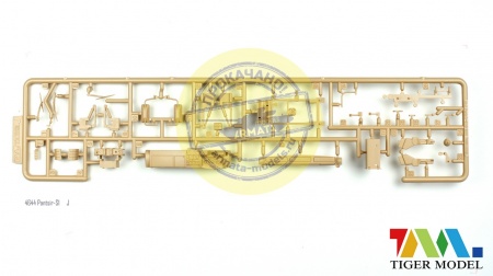 4644 Российский самоходный зенитный ракетно-пушечный комплекс «Панцирь-С1» (Russian Pantsir-s1/ SA-22 ) Tiger Model