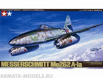 61087 Немецкий истребитель MESSERSCHMITT Me262 A-1a (4 варианта декалей)