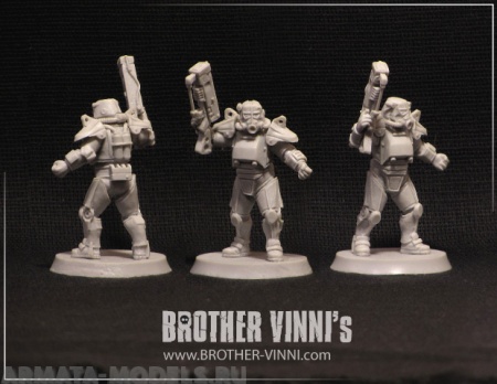 Scaf-rifle soldier in power-armour BROTHER VINNI's