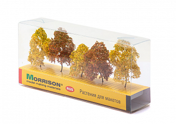 011-dpr-104 «Осенние деревья» . Высота 5-7 см .Набор 5шт.
