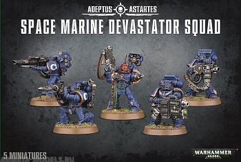 48-15GW Набор Отряд Опустошителей Космодесантников (Space Marine Devastator Squad) 48-15GW Набор Отряд Опустошителей Космодесантников (Space Marine Devastator Squad)