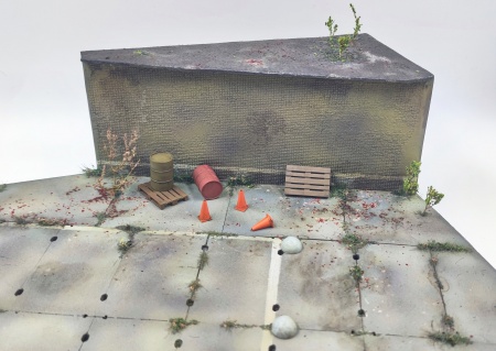 HE-35208 Подставка Заброшенная часть (Аксессуары в комплекте) Размер 35*30*15