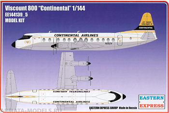 ЕЕ144139_5  Viscount 800 Continental Airlines ЕЕ144139_5  Viscount 800 Continental Airlines
