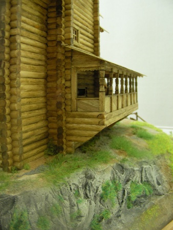 1308 сборная деревянная модель Георгиевская церковь СВ Модель