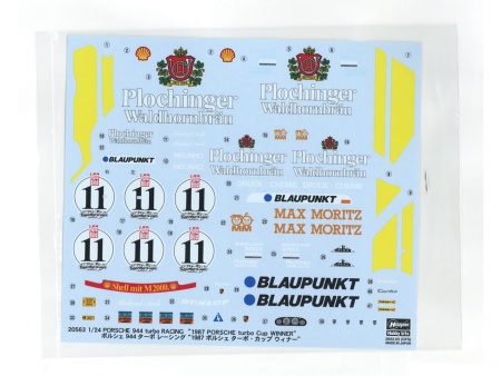 20563-Автомобиль PORSCHE 944 turbo RACING Hasegawa