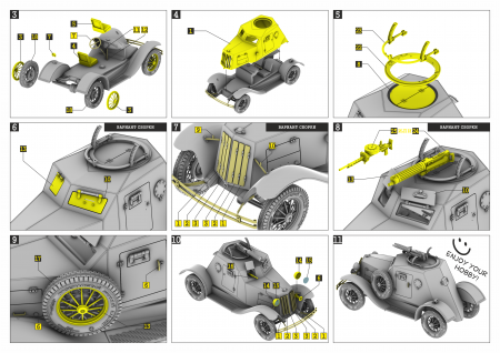 M72006 Лёгкий бронеавтомобиль Д-12 SG modelling