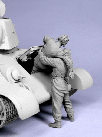 T35113 Экипаж подбитого советского танка (T-34/76) (2) Tank