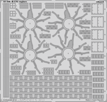 32338ED B-17G двигатели