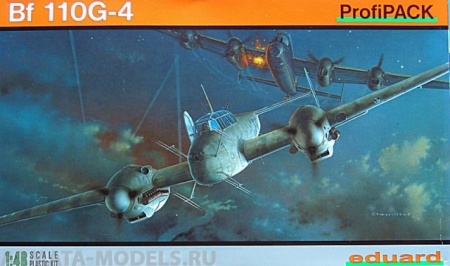 8206 Истребитель Bf-110G-4 плюс набор фототравления плюс цветная инструкция EDUARD