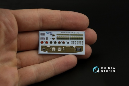 QD35088 3D Декаль интерьера кабины M3A1 Scout (Zvezda)