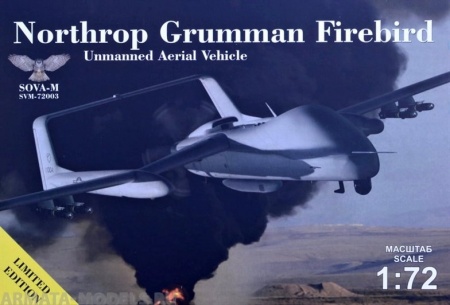 AM72003SM Самолет N.Grumman Fireberd UAV Amodel